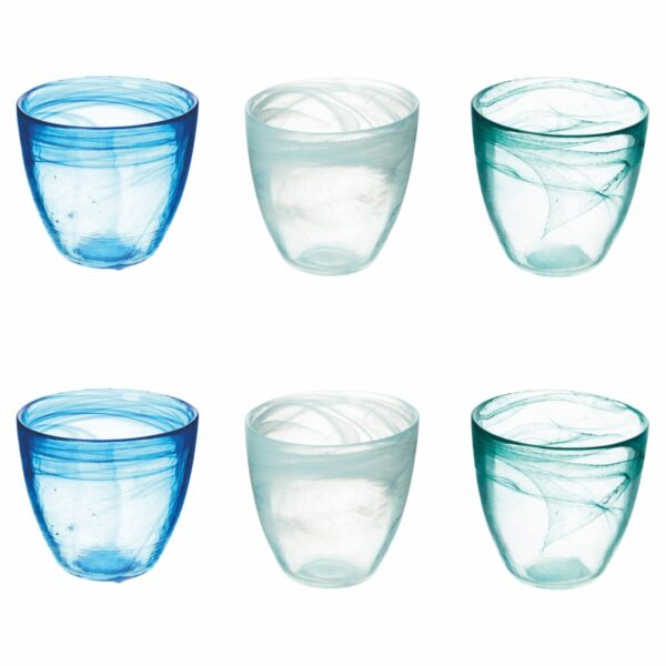 ALBÂTRE OCÉAN BOMBÉ SET DE 6 VERRES 280 ML