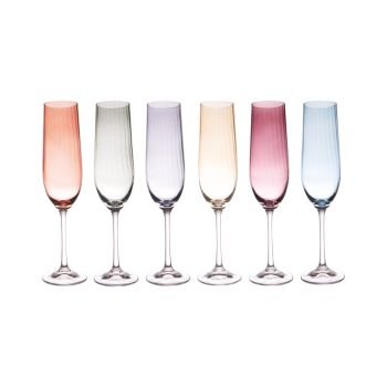 Coffret de 6 flûtes Lumen 19 cl