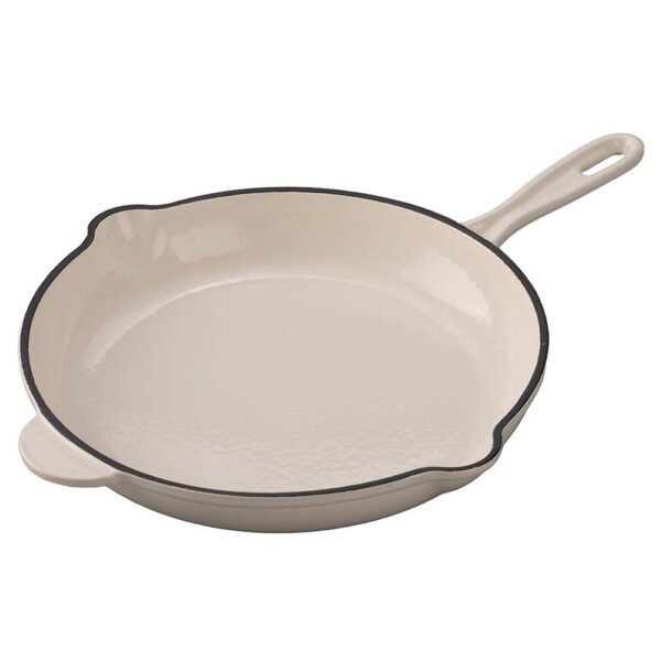 POÊLE EN FONTE BLANCHE 26,5 CM