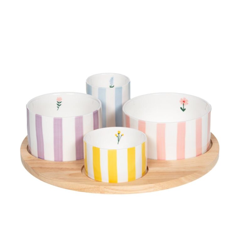 Service apéritif 4 pièces Bandol 29,5 cm