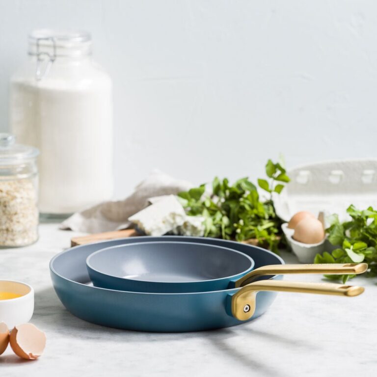 Set 2 Poêles 20 et 28 cm Evolution bleu