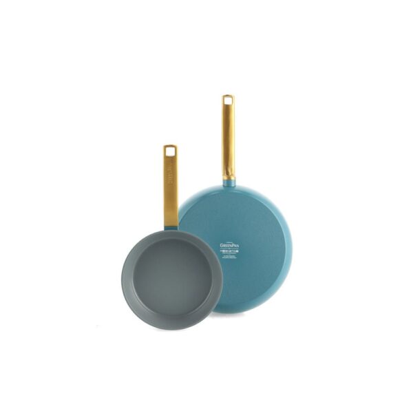 Set 2 Poêles 20 et 28 cm Evolution bleu