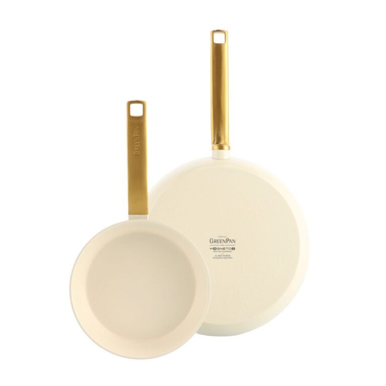 Set 2 Poêles 20 et 28 cm Evolution crème